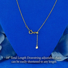 Load image into Gallery viewer, Natural Diamond Baguette and Round Open Star of David Necklace