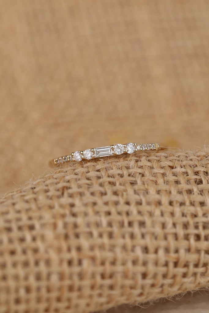 Baguette and Round Diamonds Baguette and Round Diamonds